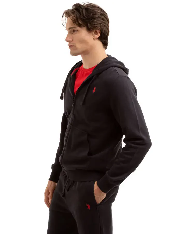 U.S. Polo Assn. Men's Full Zip Fleece Hoodie - 4