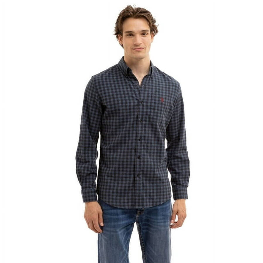 U.S. Polo Assn. Men's Long Sleeve Buttondown Shirt - 1