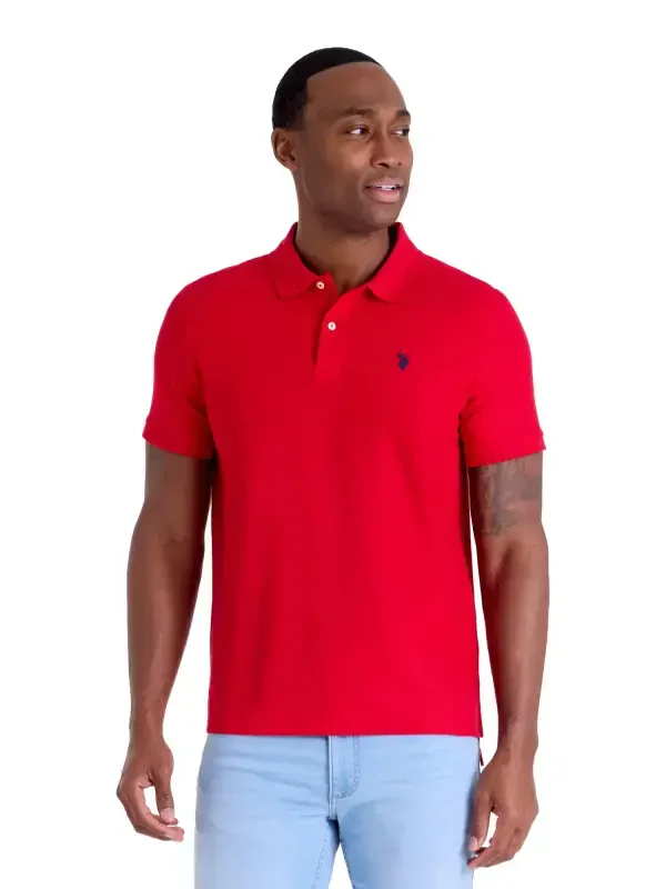 U.S. Polo Assn. Men's Performance Pique Polo Shirt - 1