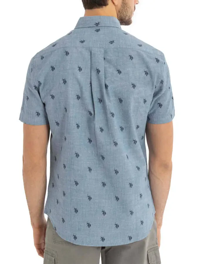 U.S. Polo Assn. Men's Short Sleeve Buttondown Shirt - 2