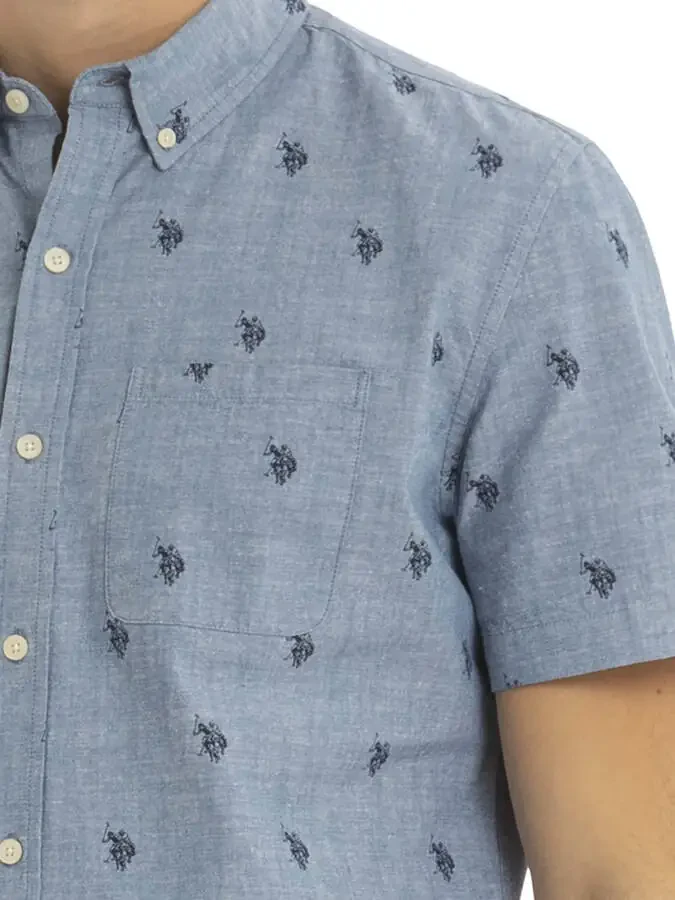 U.S. Polo Assn. Men's Short Sleeve Buttondown Shirt - 3