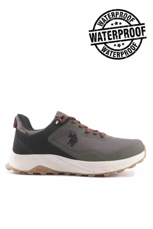 U.S Polo Assn. Men's Waterproof Outdoor Shoe Boot-Khaki1 - 1