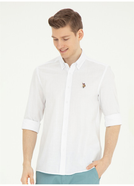 U.S. Polo Assn. Men's White Shirt - 7