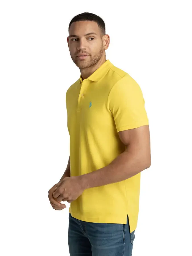 U.S. Polo Assn. Мужская спортивная рубашка-поло из пике - 3