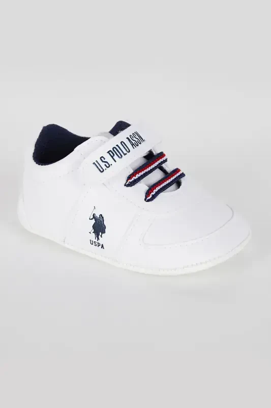 U.S. Polo Assn Sweetie White Baby Boy Shoes - 1