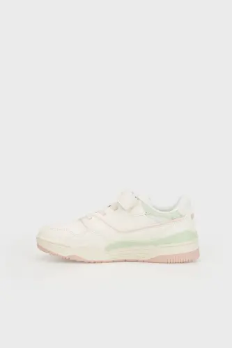 U.S. Polo Cırtlı Sneaker Ayakkabı Erkek Çocuk AYAKKABI MARTELL JR 4FX - Bej-Yeşil-Pembe - U.S. POLO ASSN. (1)