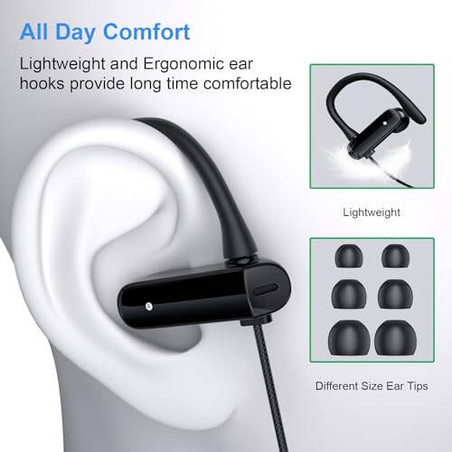 USB C Headphones with Microphone Wired Type C Over Ear Earbuds for iPhone 15 Pro Earphone Volume Control Sport in Ear C Plug Headset for iPhone 15 Pro 15 Plus Samsung Z Flip Fold 6 S24 S23 Pixel 8 7 - 2