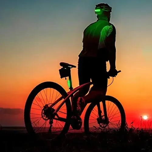 USB перезаряжаемые светодиодные фонари безопасности (2 шт.) - стробоскопы с клипсой для бегунов, трусцой, ходьбы, детей, собак, велосипедные задние фонари - аксессуары повышенной видимости для светоотражающего снаряжения - 5