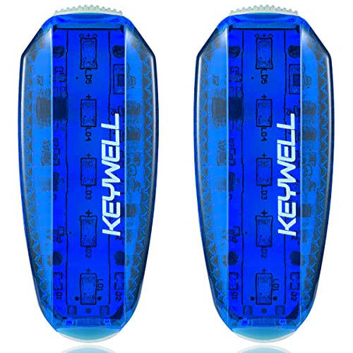 USB Rechargeable LED Safety Lights (2 Pack) - Clip on Strobe Running Lights for Runners, Joggers,Walkers,Kids,Dogs,Bike Tail Lights - High Visibility Accessories for Reflective Gear - 1