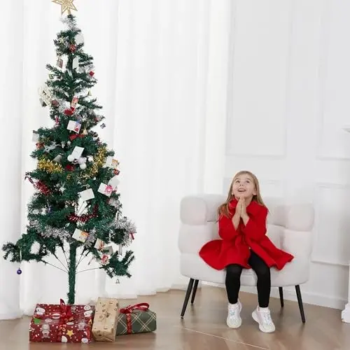 USKIDKK Toddler Baby Girl Clothes Jacket Coat Long Sleeve Solid Color Buttons Dress Coat Fall Winter Outfit - 5