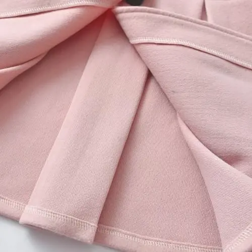 USKIDKK Toddler Baby Girl Clothes Jacket Coat Long Sleeve Solid Color Buttons Dress Coat Fall Winter Outfit - 5