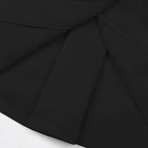 USKIDKK Toddler Baby Girl Clothes Jacket Coat Long Sleeve Solid Color Buttons Dress Coat Fall Winter Outfit - 6