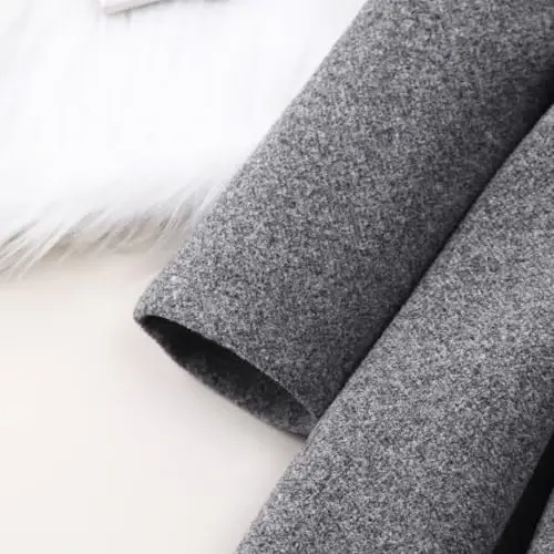 USKIDKK Toddler Baby Girl Clothes Jacket Coat Long Sleeve Solid Color Buttons Dress Coat Fall Winter Outfit - 2