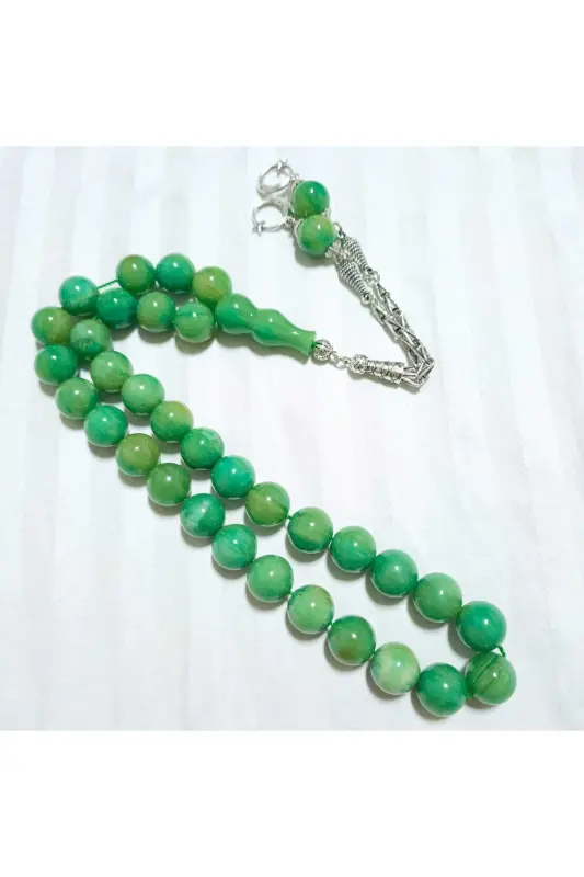 Usmonli xamir faktura material KAS tasbeh.-Ebruli - 2