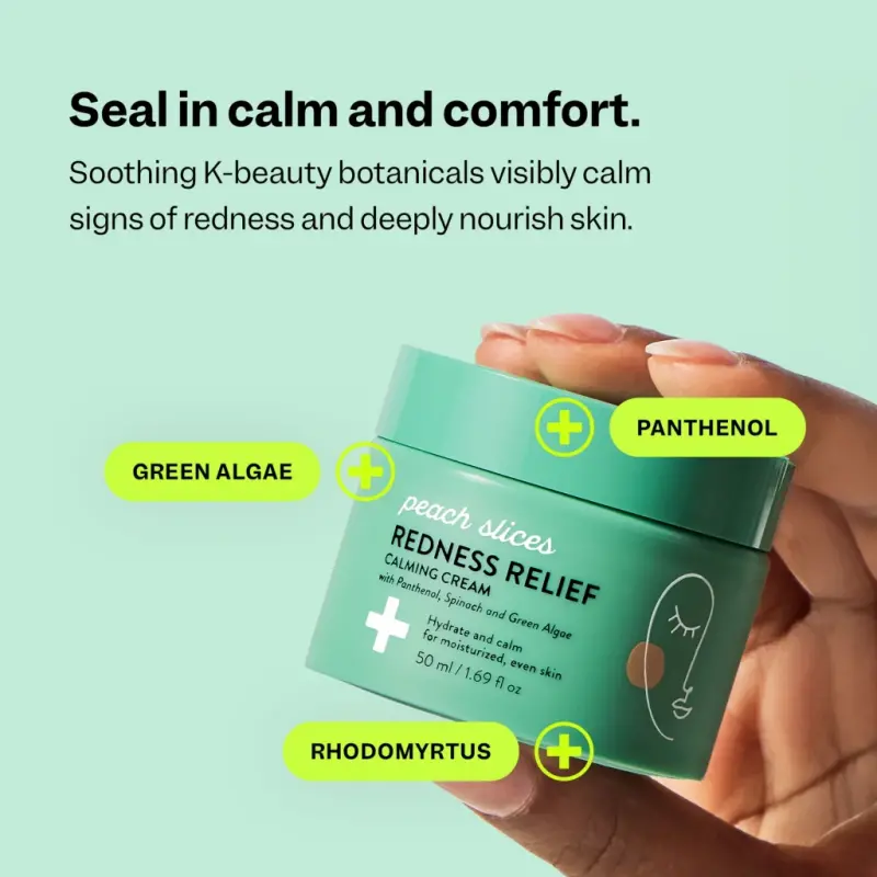 Успокаивающий крем Peach Slices для уменьшения покраснений, 50 мл - 3