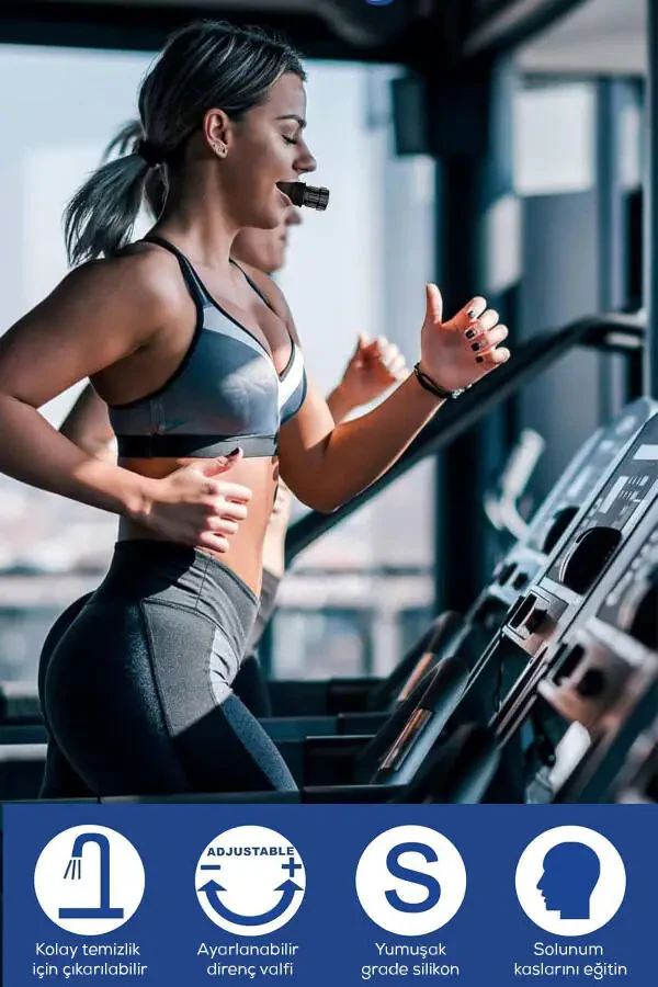 Устройство для дыхательных упражнений Breathmaximizer для повышения физической формы/выносливости - 4