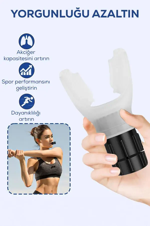 Устройство для дыхательных упражнений Breathmaximizer для повышения физической формы/выносливости - 5