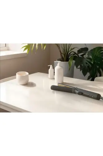 Утюжок для волос и плойка Air Duo-2-в-1 - Цвет: Розовая вода - Титановая пластина - 7