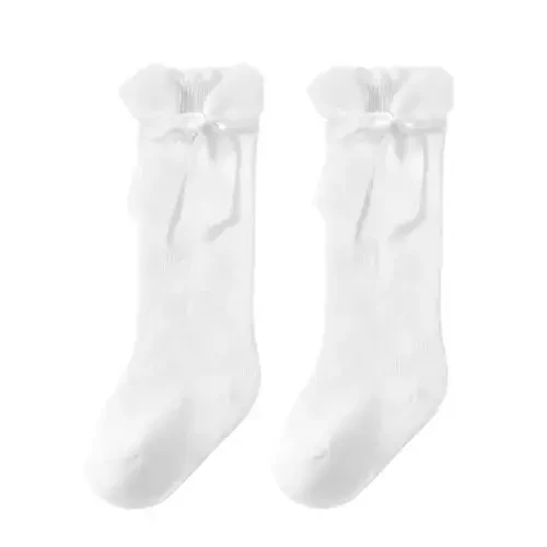 UTTPLL Chaqaloq Qizlar Uchun Tizzagacha Paypoqli Etiklar, Yumshoq Jiletli Paypoqlar, Uzun Paxtadan Naychali Paypoqlar, Chaqaloqlar Uchun Kofta Paypoqlari - 1