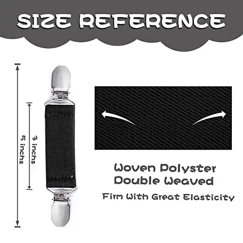 UTTPLL Qo'lqop qisqichlari Zanglamaydigan po'lat qo'lqop qisqichlari Bolalar, chaqaloqlar, kichkintoylar, qishki o'g'il va qiz bolalar uchun Elastik qo'lqop qisqichlari - 4