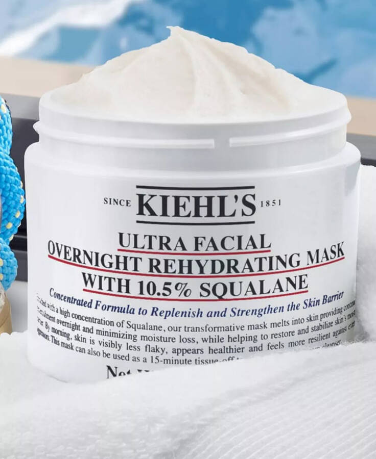 Увлажняющая ночная маска для лица Ultra Facial с 10,5% сквалана, 3,4 унции, бесцветная - 11