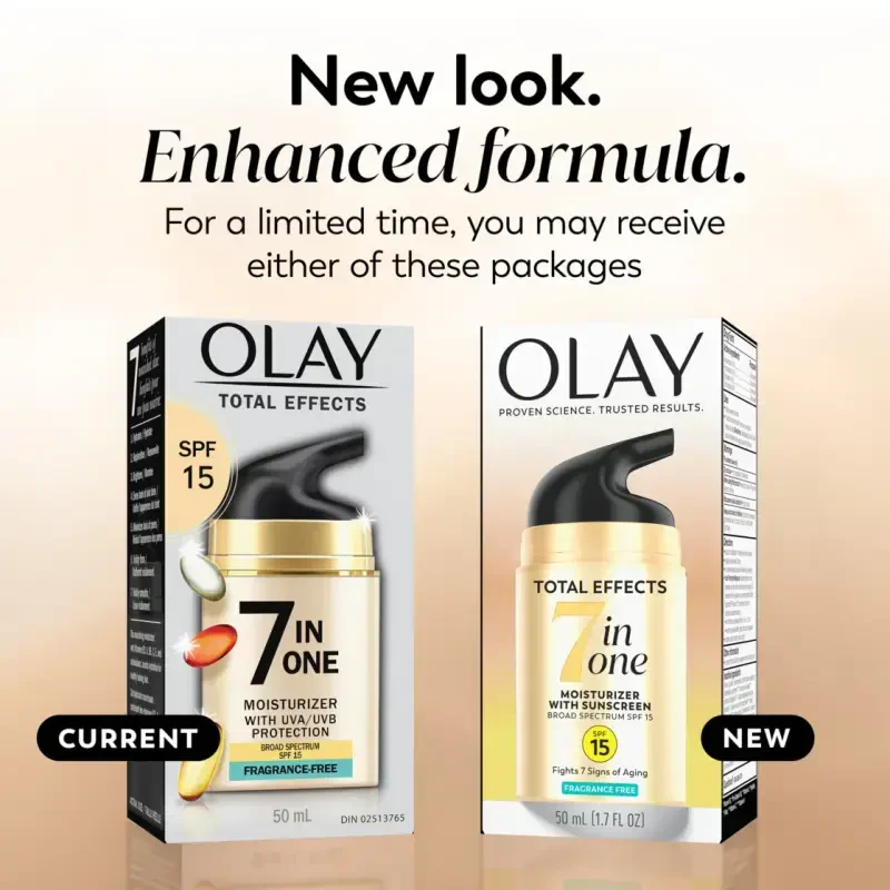 Увлажняющее средство для лица Olay Total Effects SPF 15, для комбинированной кожи, без отдушек, 50 мл - 2