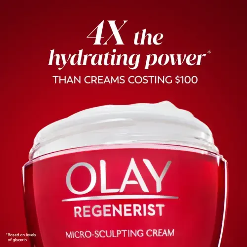 Увлажняющий крем для микро-скульптурирования кожи лица Olay Regenerist Travel Size, 0,5 унции - 8