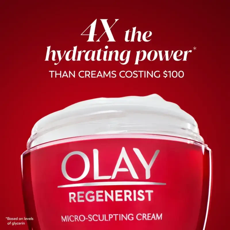 Увлажняющий крем для микро-скульптурирования кожи лица Olay Regenerist Travel Size, 0,5 унции - 8