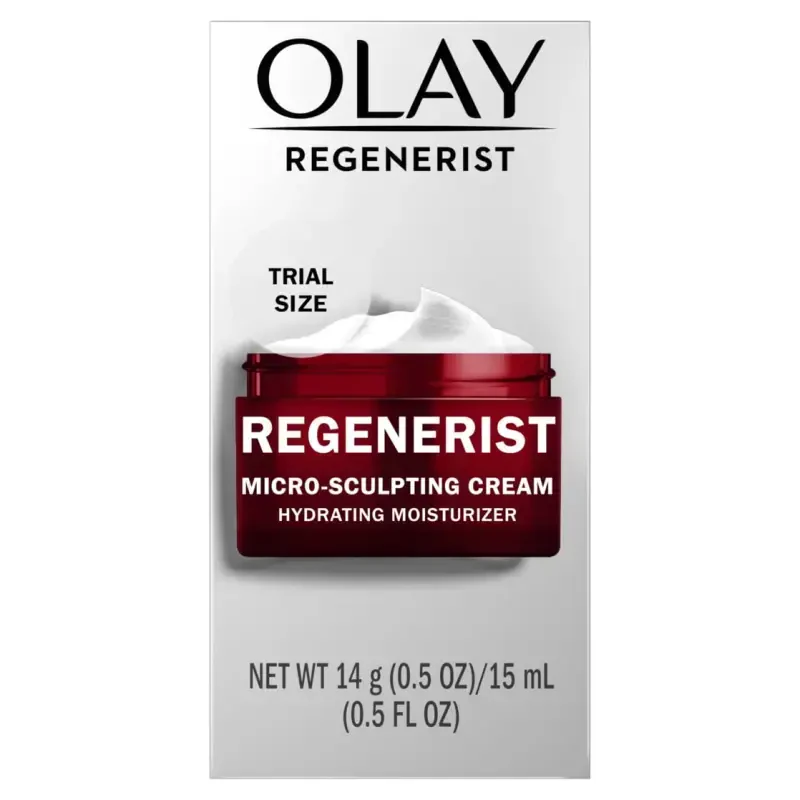 Увлажняющий крем для микро-скульптурирования кожи лица Olay Regenerist Travel Size, 0,5 унции - 11