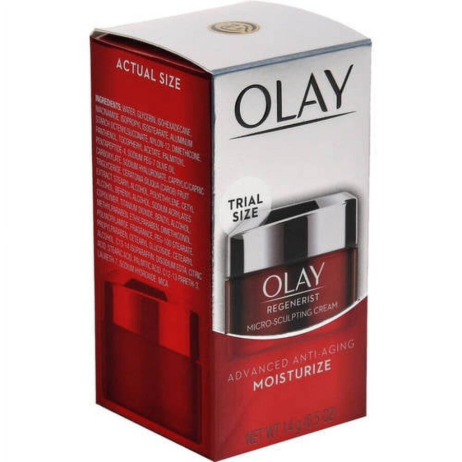 Увлажняющий крем для микро-скульптурирования кожи лица Olay Regenerist Travel Size, 0,5 унции - 1