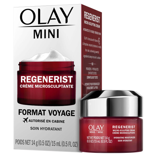 Увлажняющий крем для микро-скульптурирования кожи лица Olay Regenerist Travel Size, 0,5 унции - 6