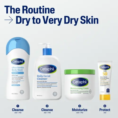 Увлажняющий крем для очень сухой и сухой кожи Cetaphil, без запаха, 3 жидк. унции - CETAPHIL (1)