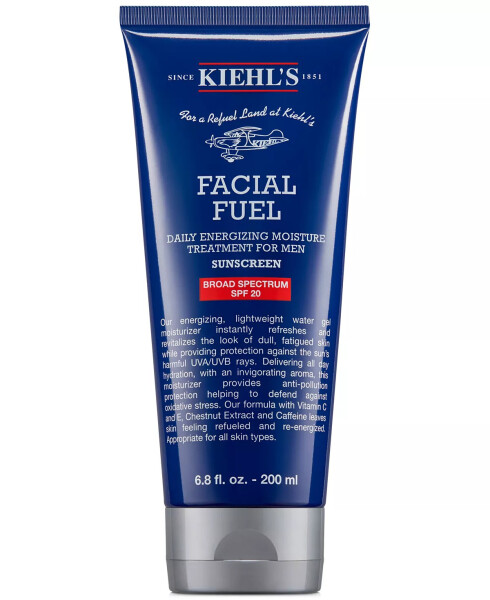 Увлажняющий крем Facial Fuel для мужчин с SPF 20, 6,8 унций, бесцветный - 1