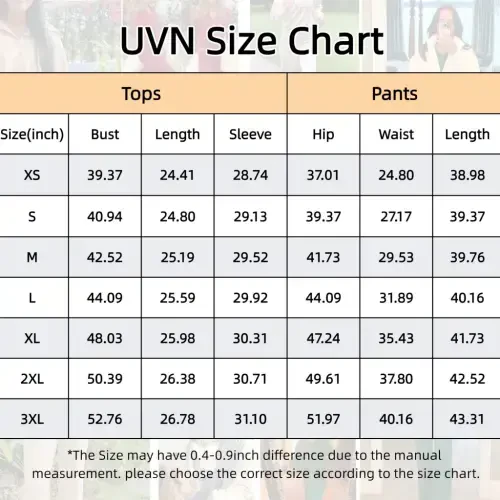 UVN Outfit Sets for Women 2 Piece Sets Winter Casual Tracksuit Long Sleeve Lounge Set Outfits with Pockets - 6