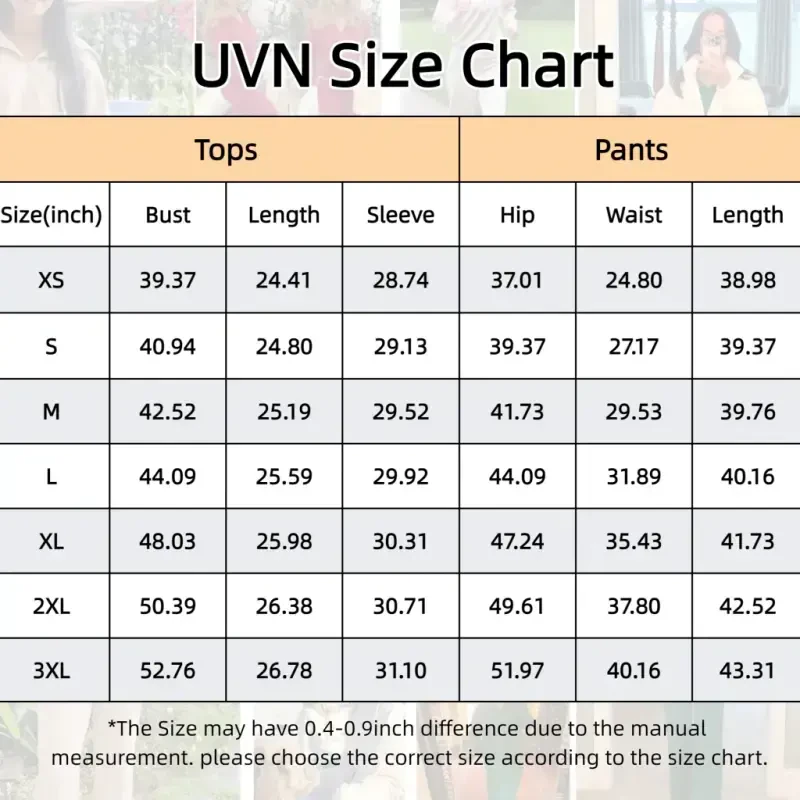 UVN Outfit Sets for Women 2 Piece Sets Winter Casual Tracksuit Long Sleeve Lounge Set Outfits with Pockets - 6