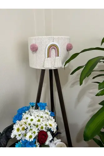 Uy Bebak Bolalar Xonasi Lambader Başlığı (OYOQ KIRITILMAYDI) -Moslashtirilgan-Gül Kurusu 