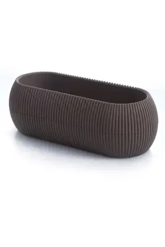 Uy bezatish Karasu dekorativ va zamonaviy marjon guldasta to'plami 5 qism-JIGARRANG - 7