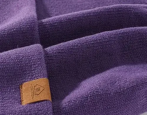 Uy manzili erkaklar qishki shlyapalari Akril Trikotaj Manjet Beanie Qalpog'i Issiq Ayollar Beanie Shlyapa - 4