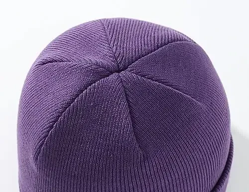 Uy manzili erkaklar qishki shlyapalari Akril Trikotaj Manjet Beanie Qalpog'i Issiq Ayollar Beanie Shlyapa - 6