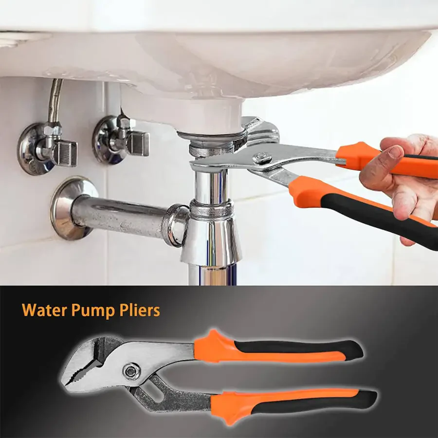 Uy ta'mirlash asboblari to'plami, Bolg'a, Pense, O'tvergich, Sozlanishi mumkin bo'lgan kalit va asboblar qutisi saqlash qutisi bilan umumiy uy xo'jaligi uchun asosiy qo'l asboblari to'plami, 148 dona - 3