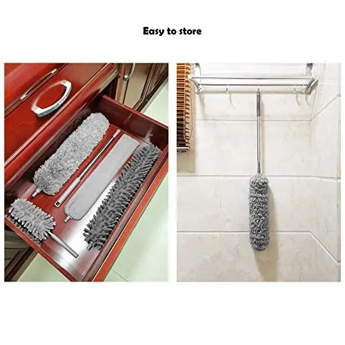 5-in-1 Microfiber Duster with Extension Pole (30-100