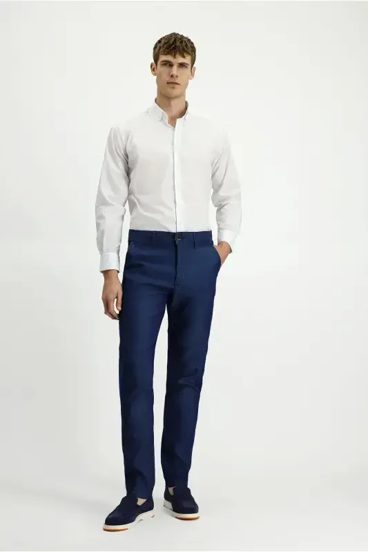 Uzoq yengli Regular Fit Non Iron paxta ko'ylak - 2