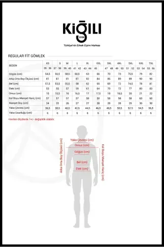 Uzoq yengli Regular Fit Non Iron paxta ko'ylak - 7