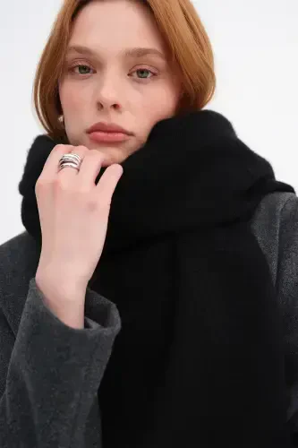 Uzoq Yumshoq To'qimali Shawl Shawl2003-a6 - ADDAX (1)