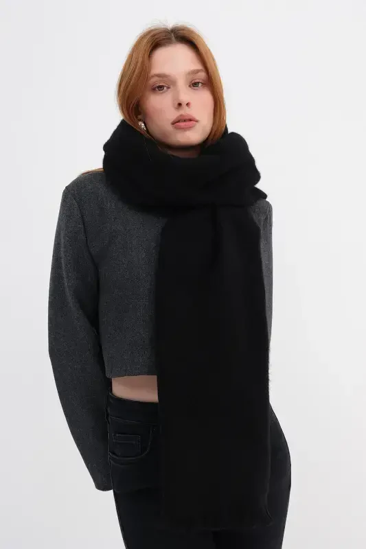 Uzoq Yumshoq To'qimali Shawl Shawl2003-a6 - 4