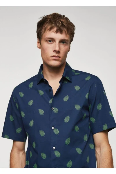 Узорчатая футболка из 100% хлопка - 6