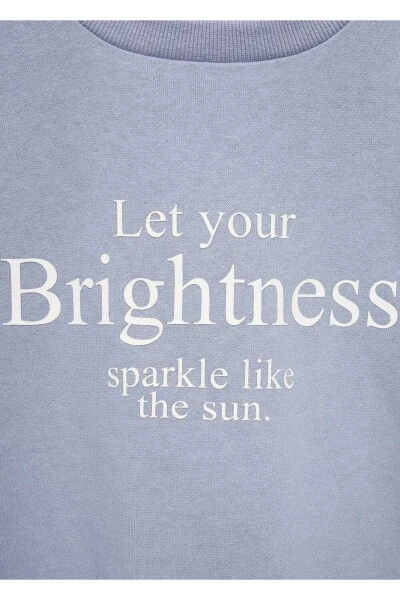 Узорчатый хлопковый свитшот - 3