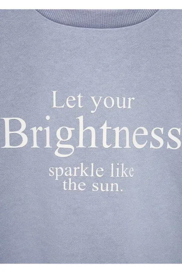 Узорчатый хлопковый свитшот - 3