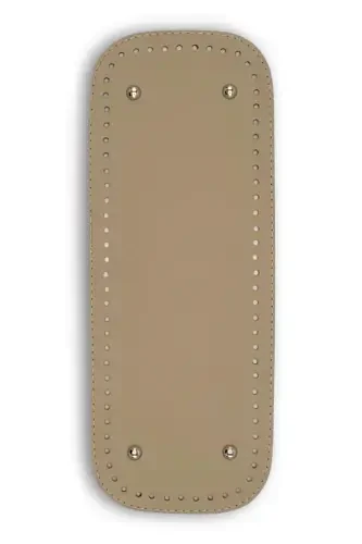 Uzun Çanta Tabanı Suni Deri 12cmx33cm-Açık Vizon - SENSY (1)