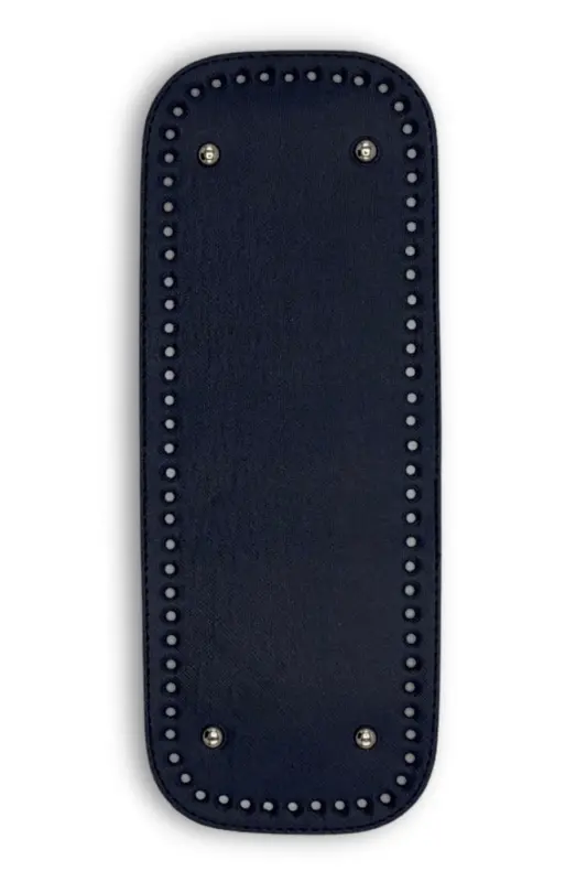 Uzun Çanta Tabanı Suni Deri 12cmx33cm Lacivert - Lacivert - 6